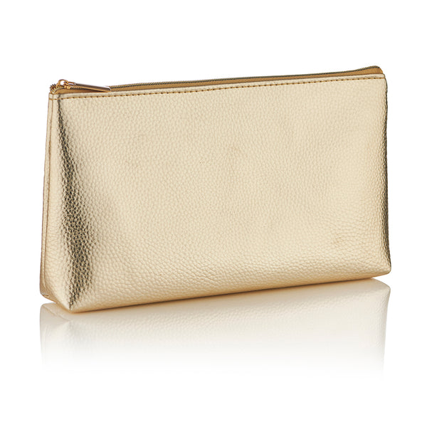 Gold Cosmetic Bag SkinSense Ltd